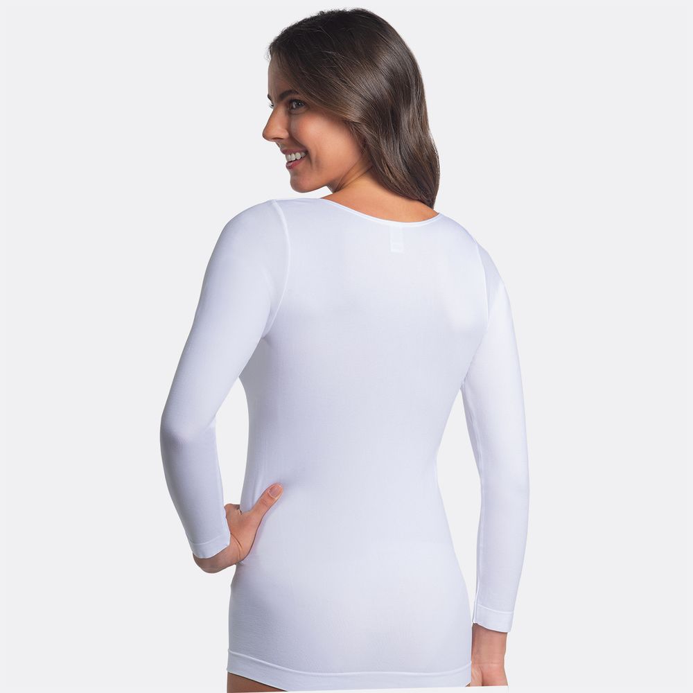 Polera Microfibra Cuello Redondo