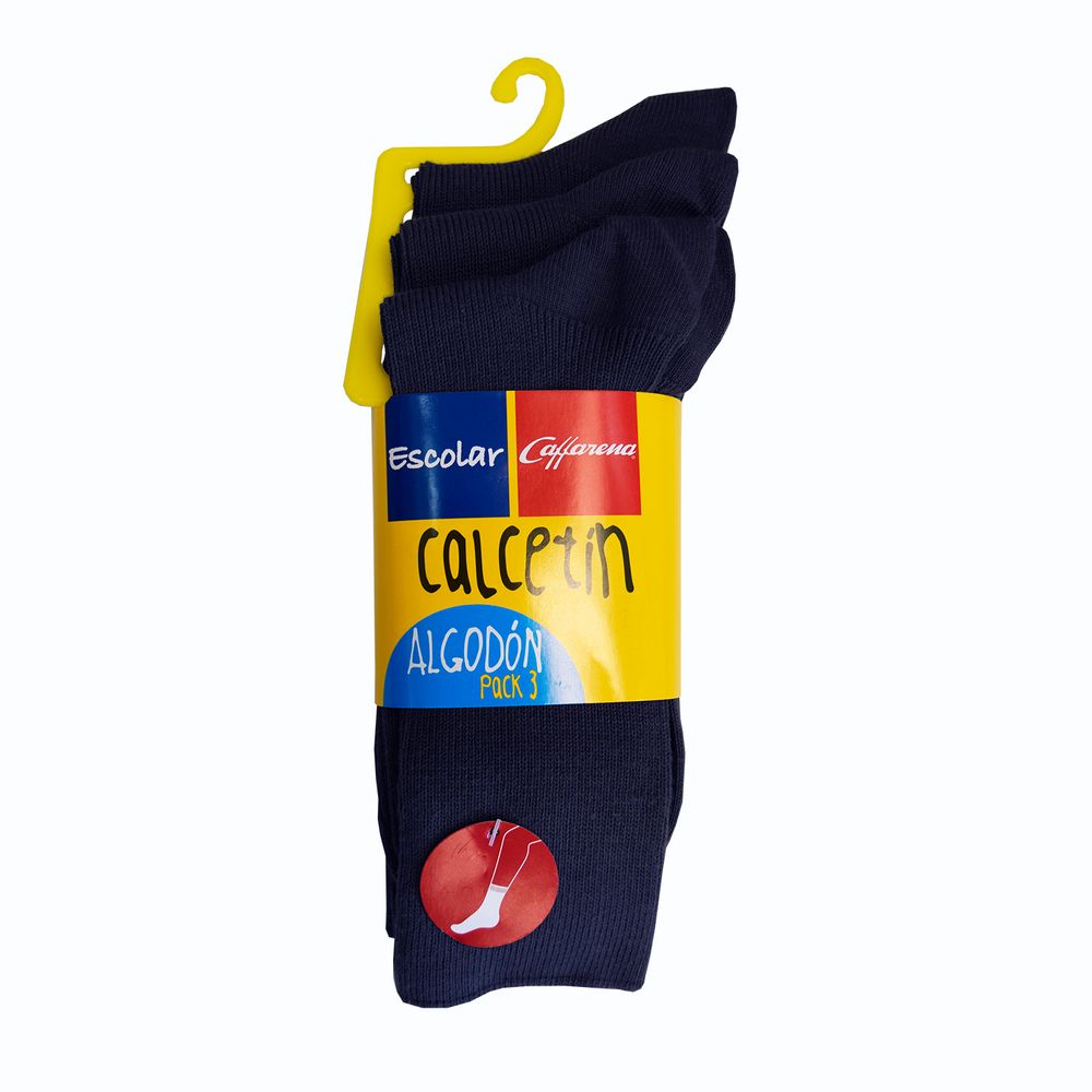 Calcetín Corto Escolar Pack 3