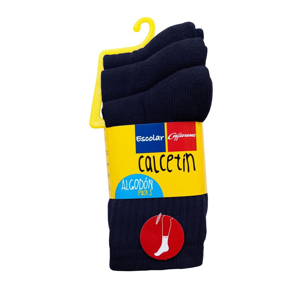 Calcetín Corto Escolar Pack 3