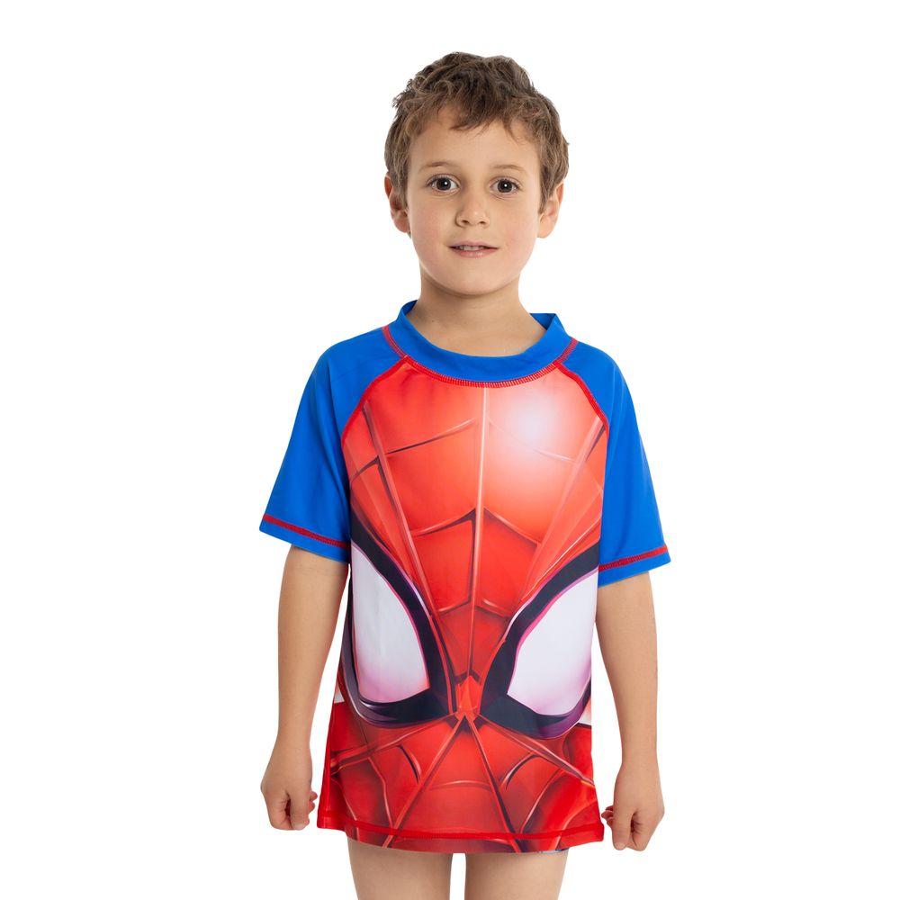 Polera De Baño Spiderman