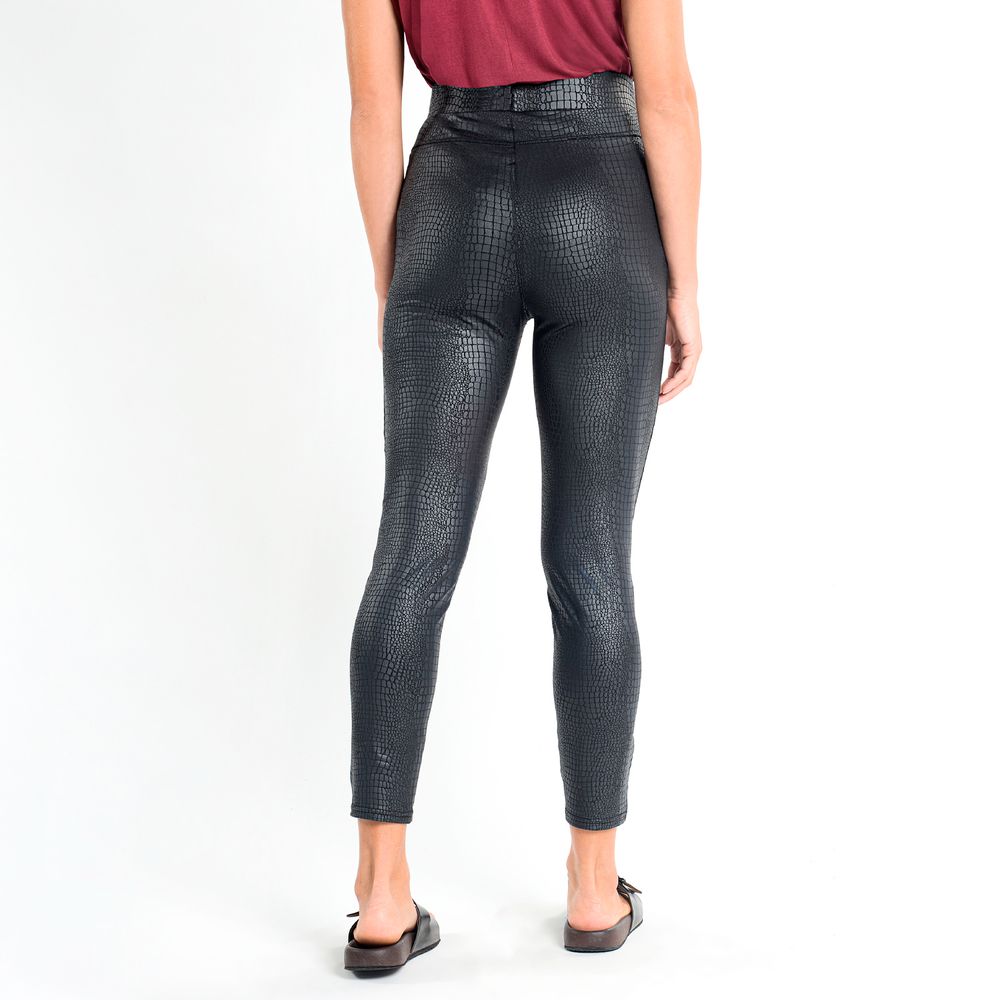 Legging Skinny Efecto Cuero