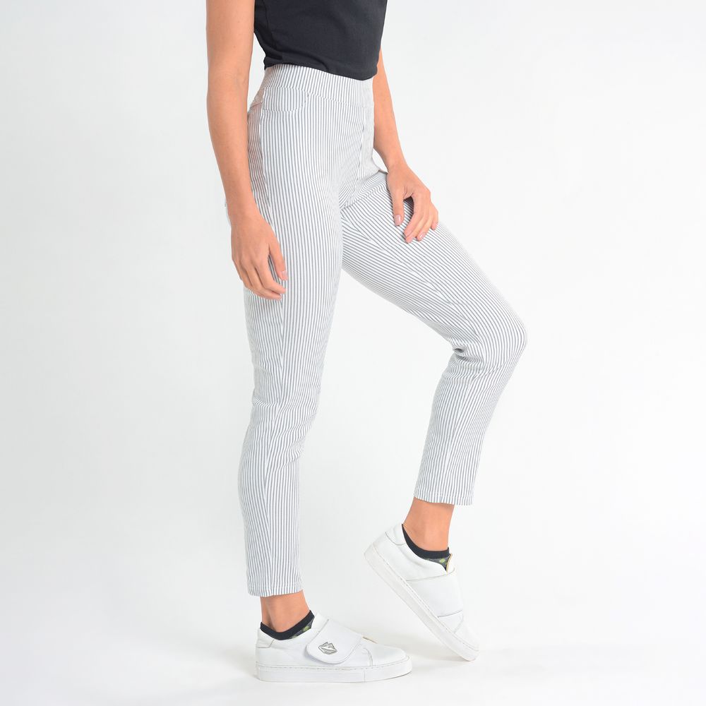 Legging Tiro Alto Diseño Rayas Viscosa