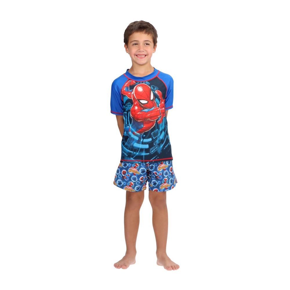 Polera De Baño Spiderman