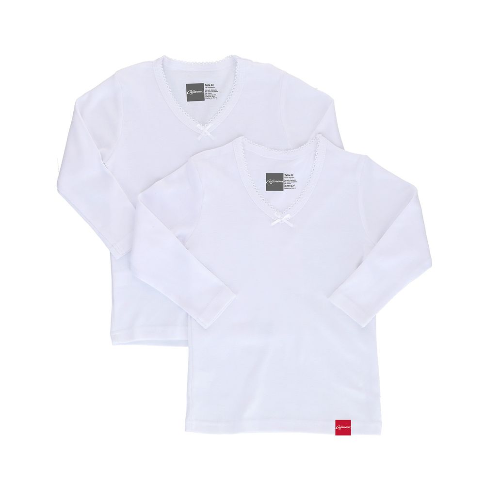 Camiseta Manga Larga Pack 2